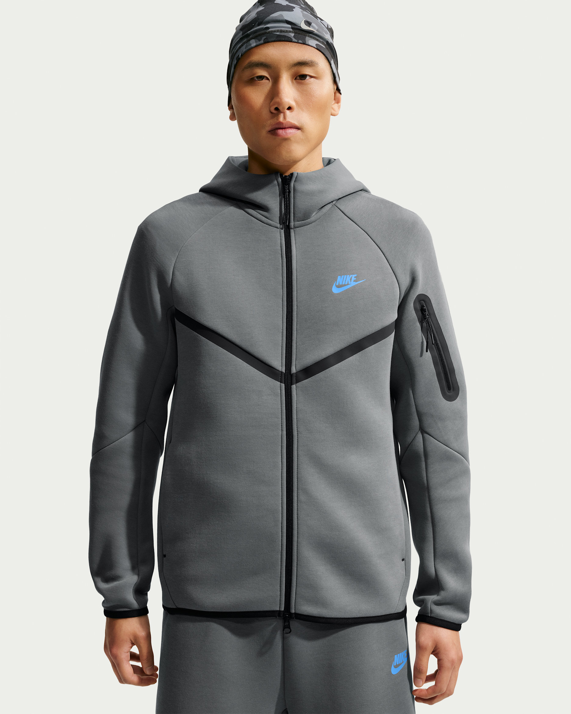 Nike Tech Men's Full-Zip Windrunner Hoodie. Nike JP